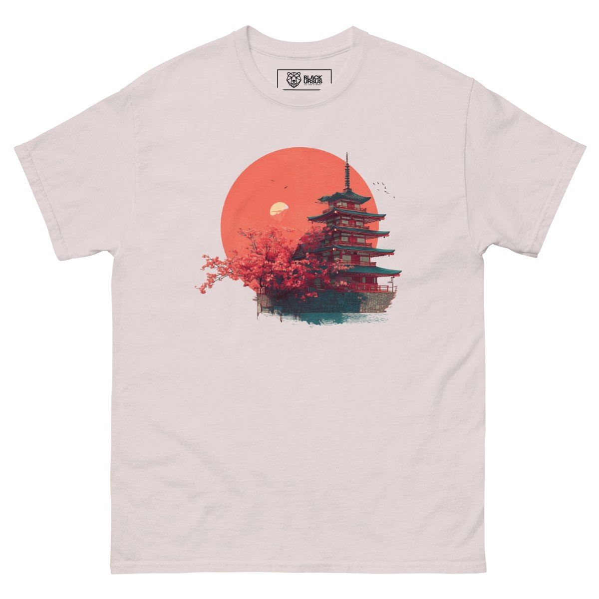 Unisex T-Shirt "Kyoto Sunset" - Streetwear - size_range | Black Ursus