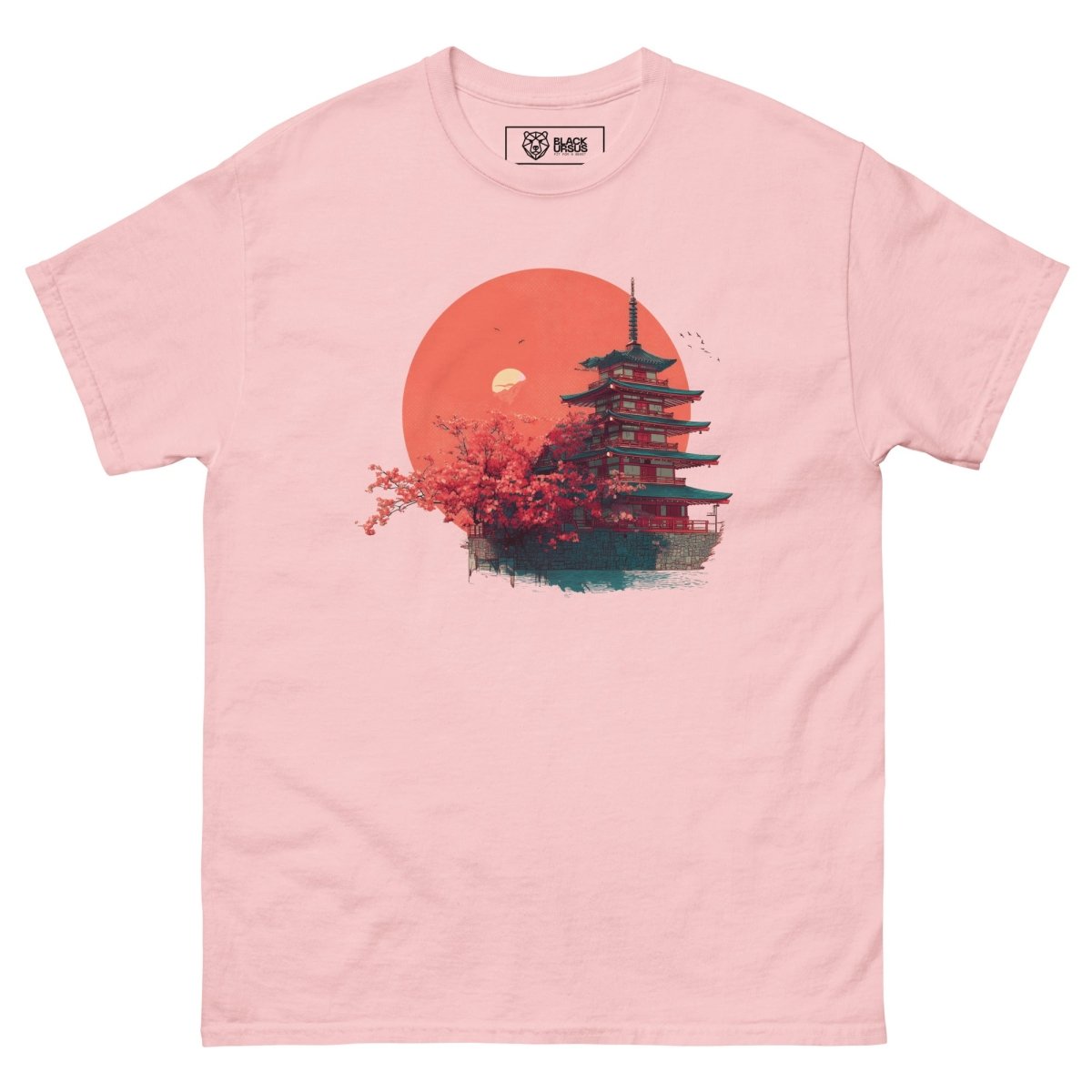 Unisex T-Shirt "Kyoto Sunset" - Streetwear - size_range | Black Ursus