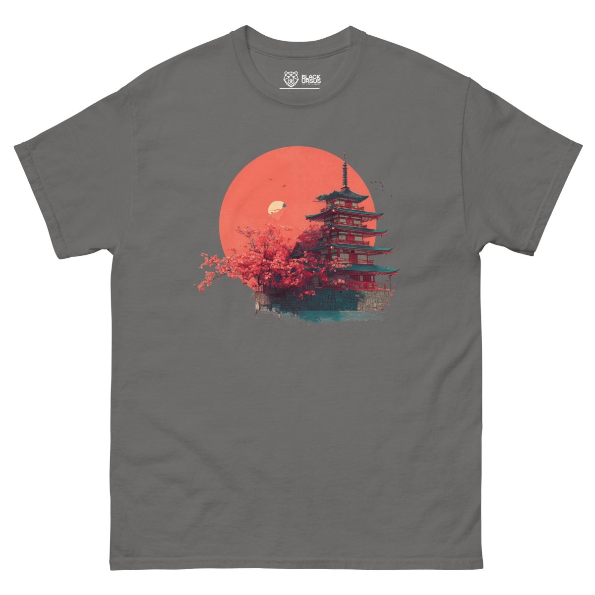 Unisex T-Shirt "Kyoto Sunset" - Streetwear - size_range | Black Ursus