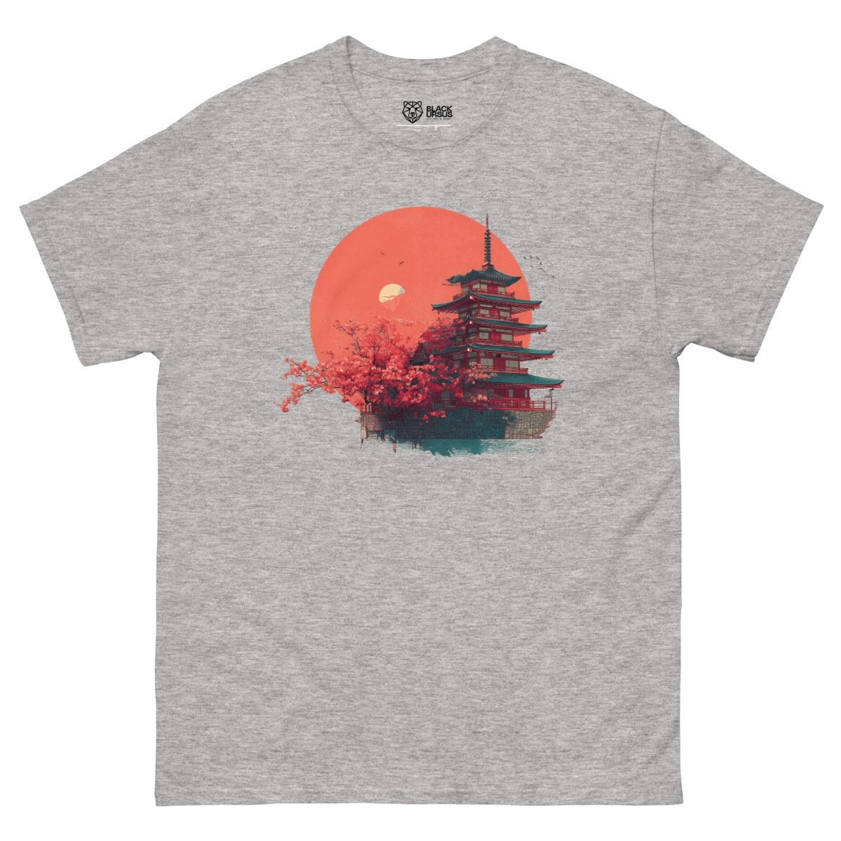 Unisex T-Shirt "Kyoto Sunset" - Streetwear - size_range | Black Ursus