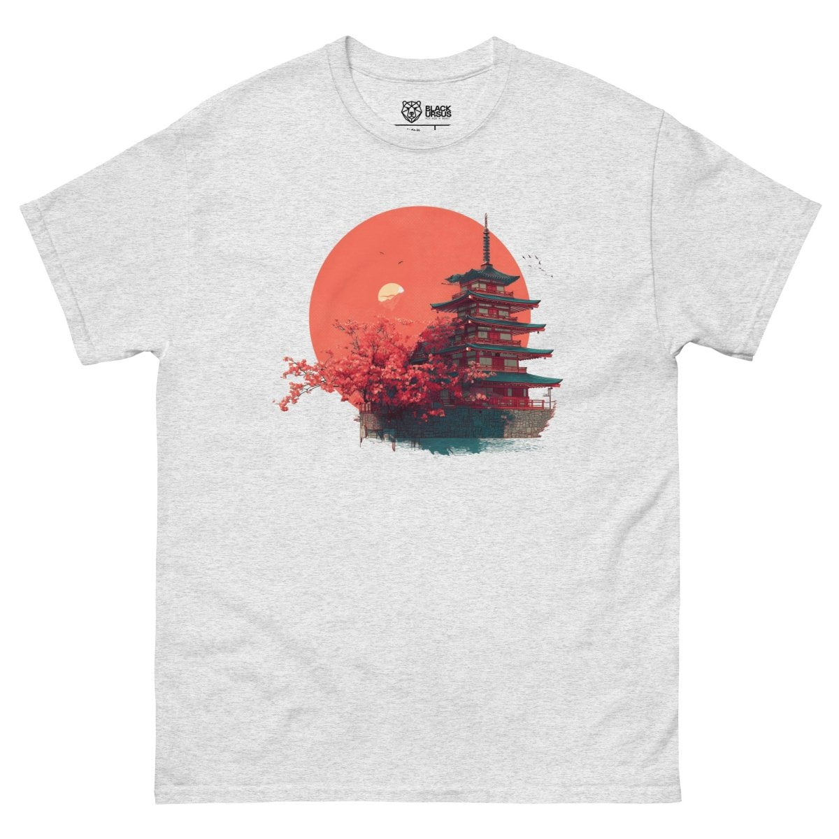 Unisex T-Shirt "Kyoto Sunset" - Streetwear - size_range | Black Ursus