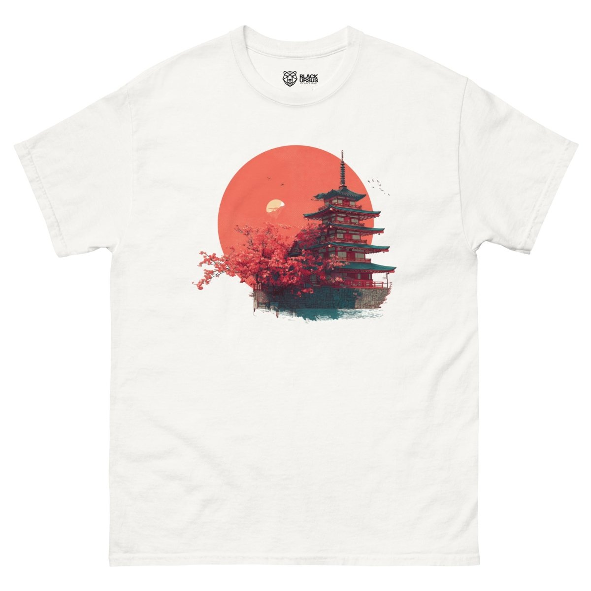Unisex T-Shirt "Kyoto Sunset" - Streetwear - size_range | Black Ursus