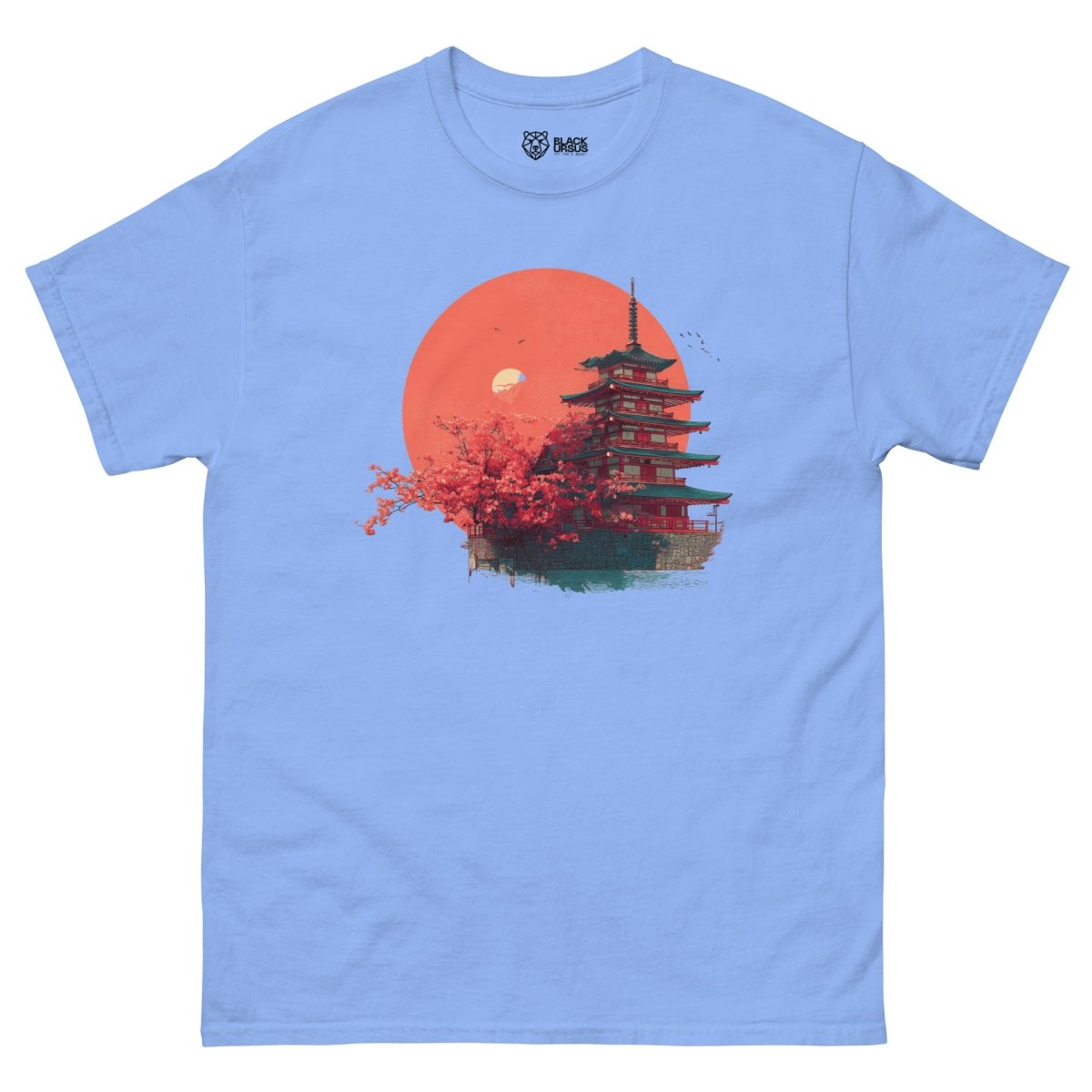 Unisex T-Shirt "Kyoto Sunset" - Streetwear - size_range | Black Ursus