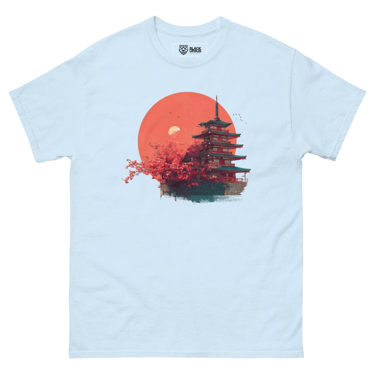 Unisex T-Shirt "Kyoto Sunset" - Streetwear - size_range | Black Ursus