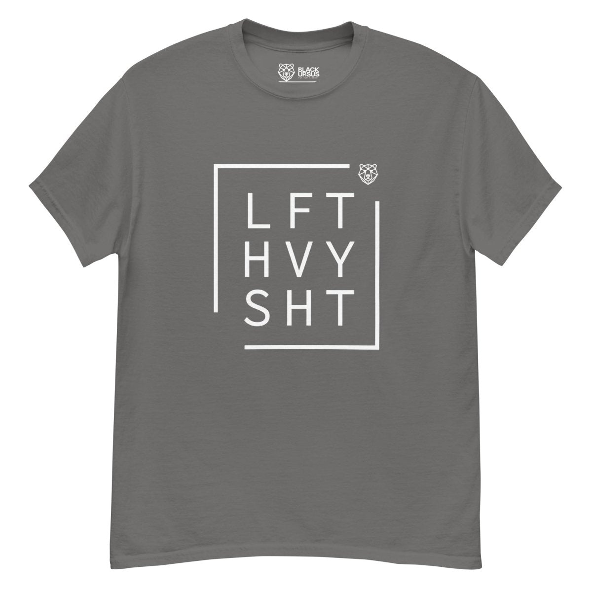 Unisex T-Shirt " LFT HVY SHT" - Streetwear - size_range | Black Ursus