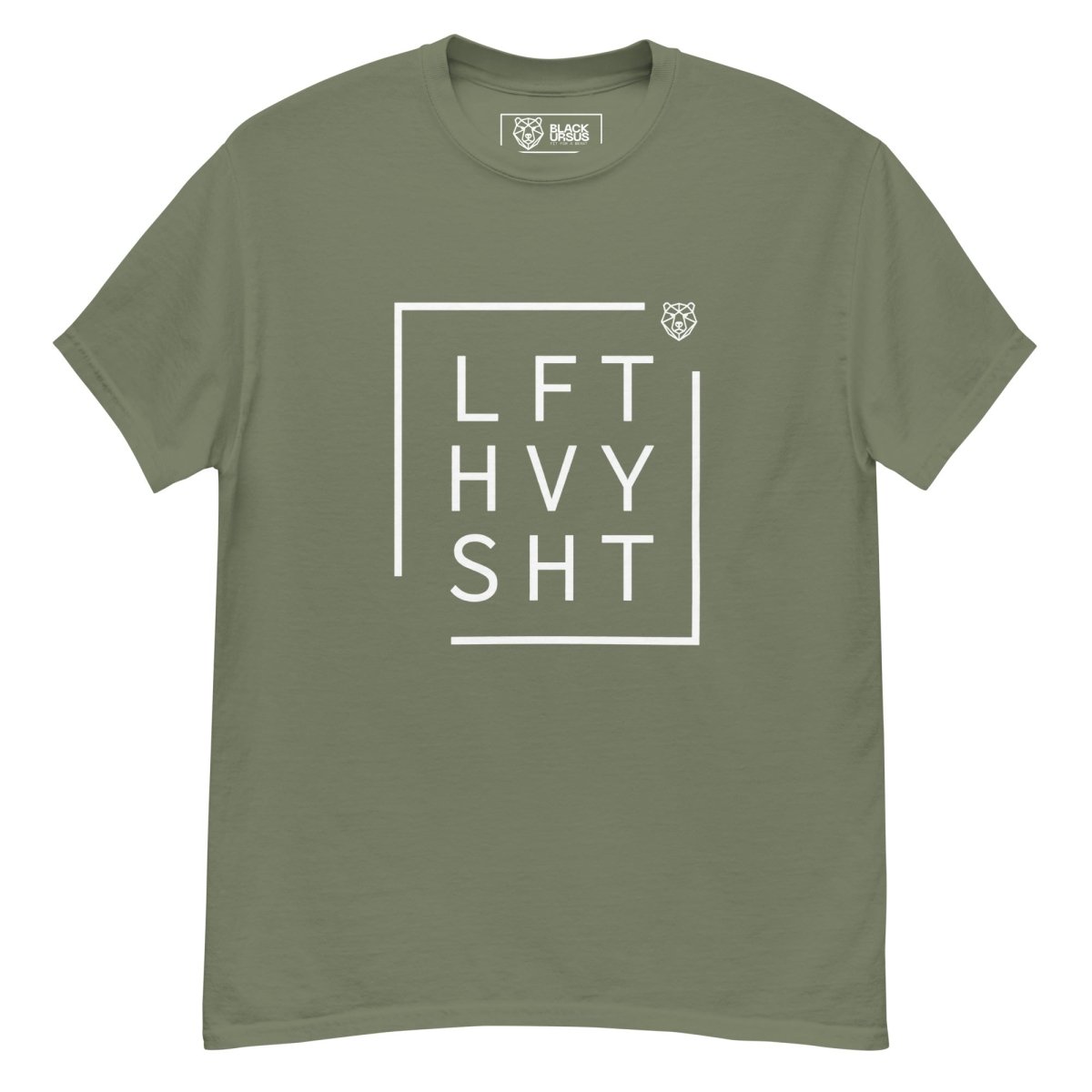 Unisex T-Shirt " LFT HVY SHT" - Streetwear - size_range | Black Ursus