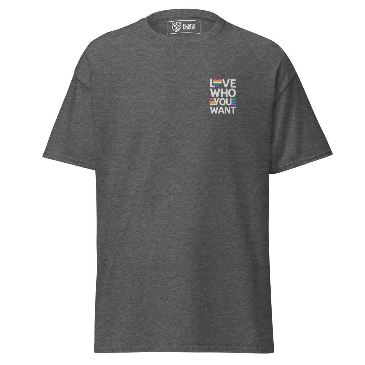 Unisex T-Shirt "Love who you want" - Streetwear - size_range | Black Ursus