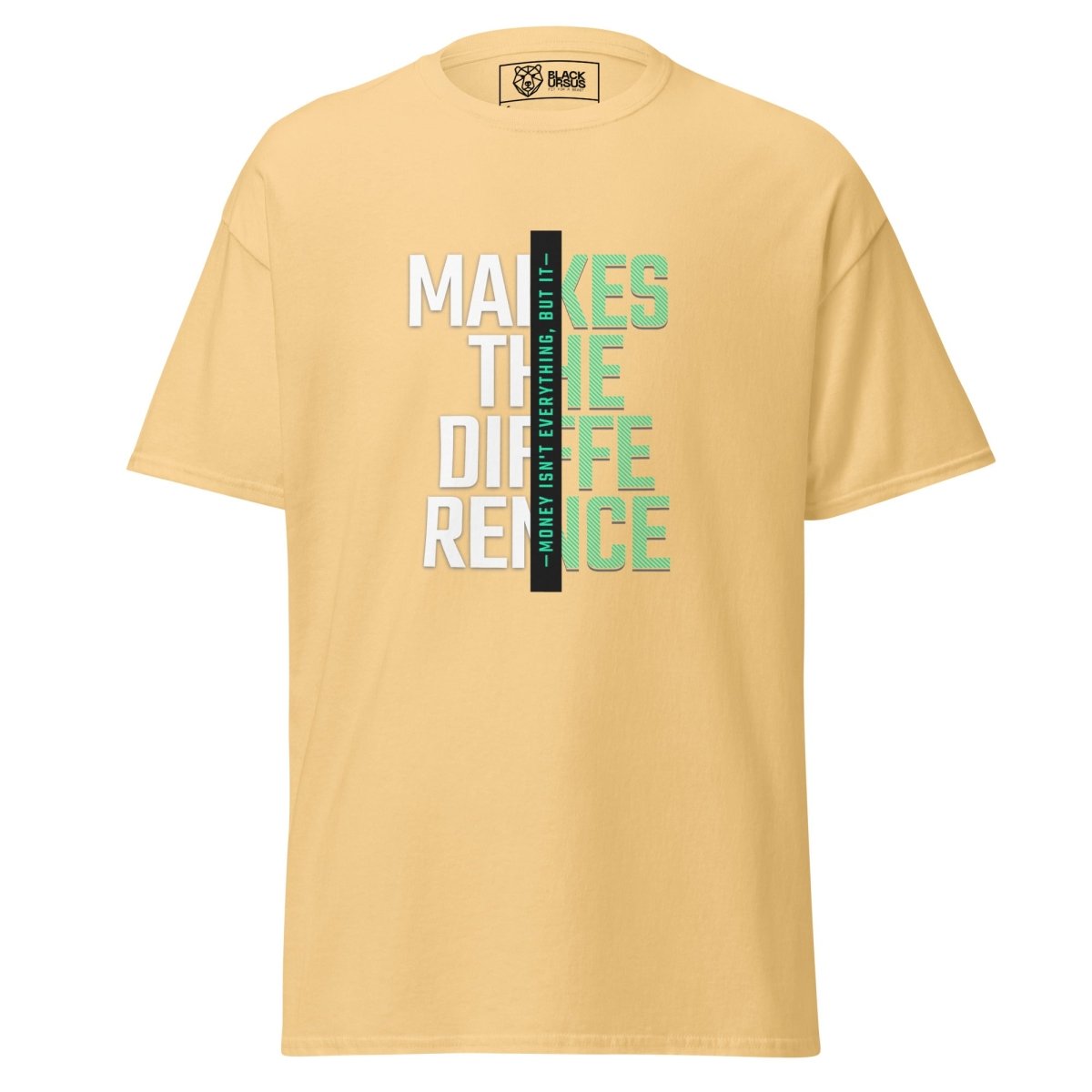 Unisex T-Shirt „Makes the Difference“ - Streetwear - size_range | Black Ursus