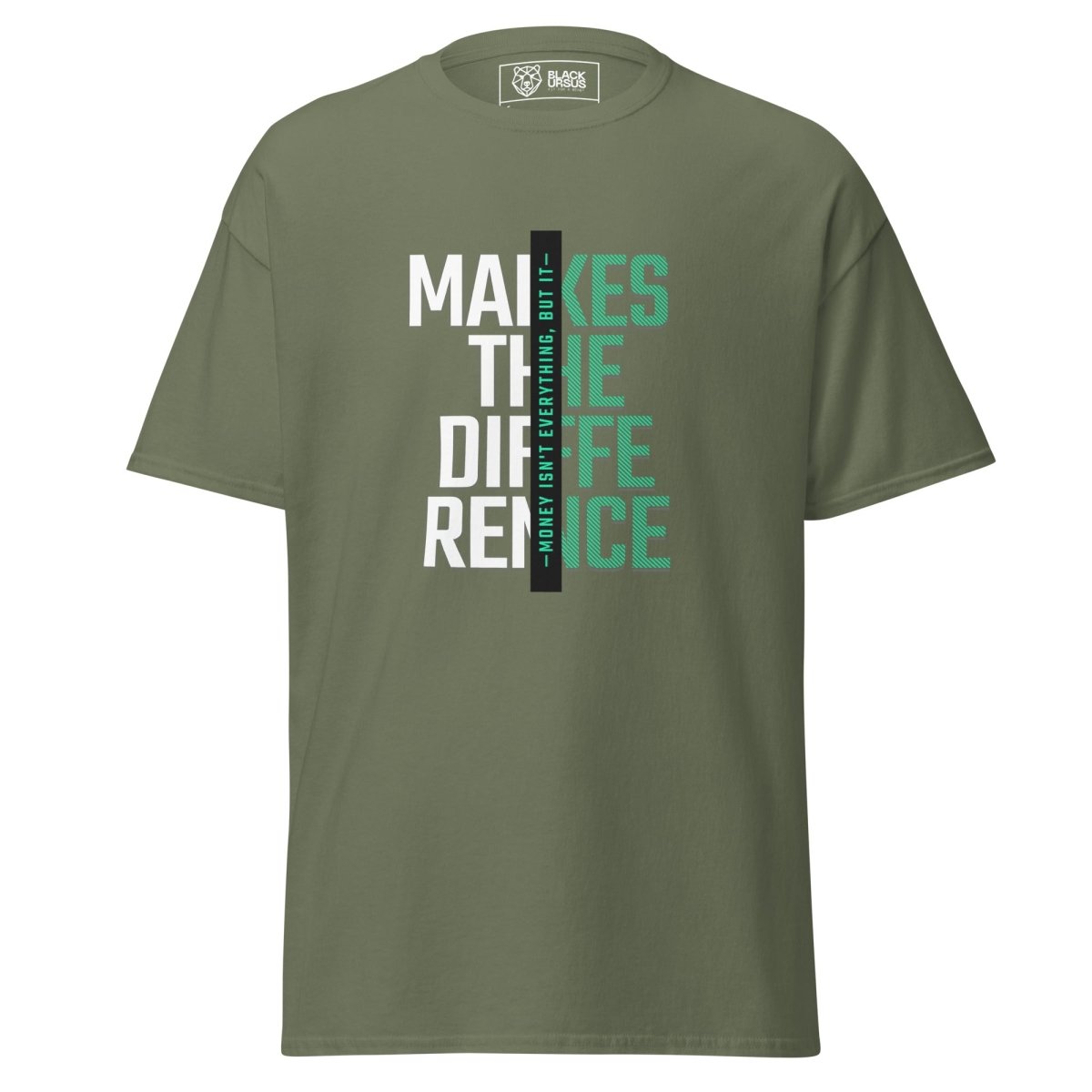 Unisex T-Shirt „Makes the Difference“ - Streetwear - size_range | Black Ursus