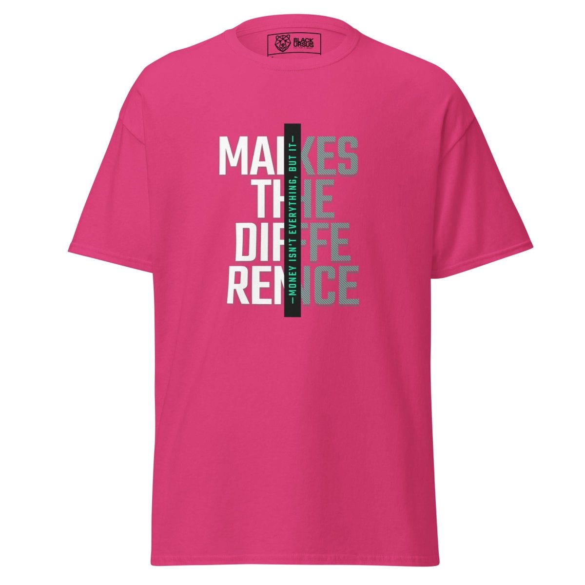 Unisex T-Shirt „Makes the Difference“ - Streetwear - size_range | Black Ursus