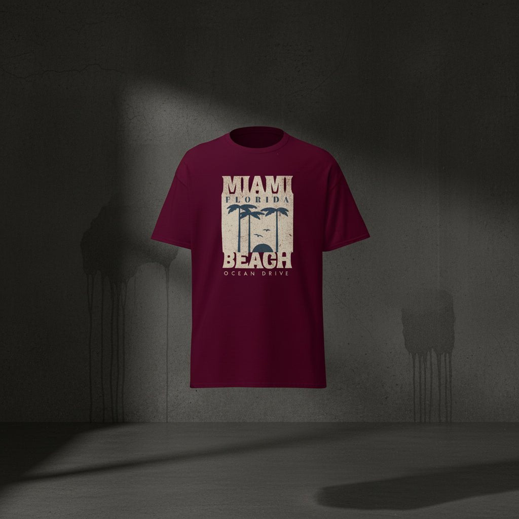 Unisex T-Shirt "Miami" - Streetwear - size_range | Black Ursus