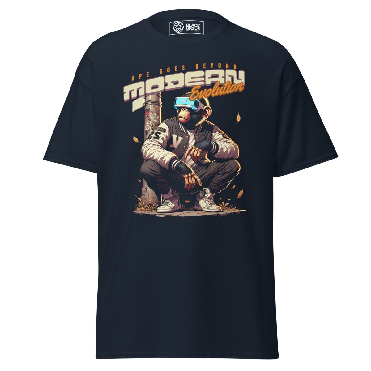 Unisex T-Shirt "Modern Evolution" - Streetwear - size_range | Black Ursus