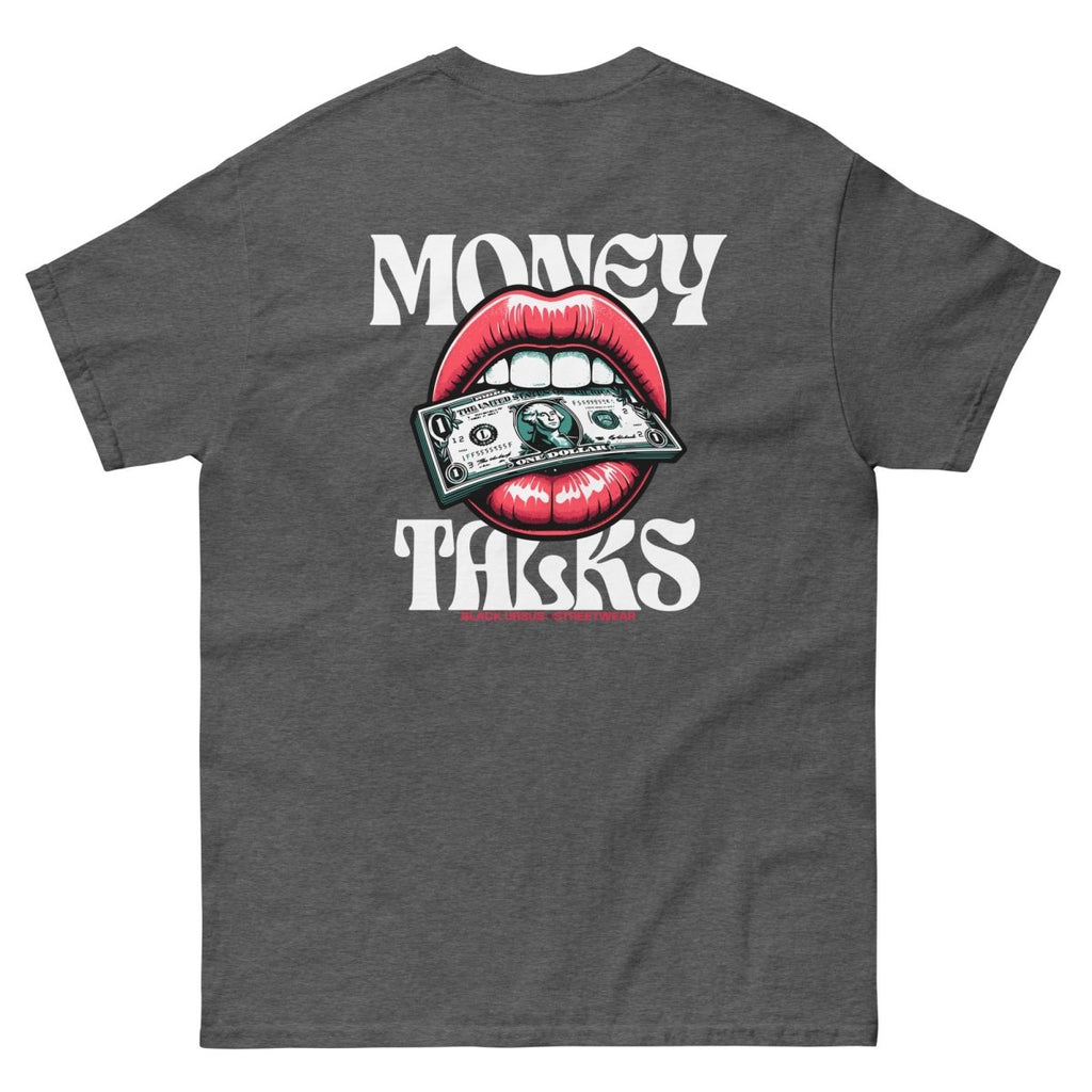 Unisex T-Shirt "Money Talks" mit hochwertigem Logo - Stick in Farbe Gold - Streetwear - size_range | Black Ursus