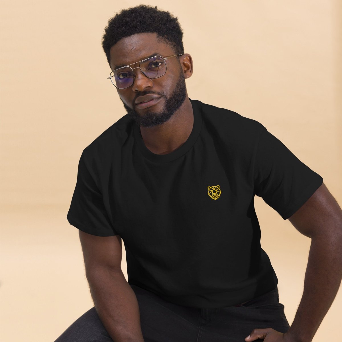 Unisex T-Shirt "Money Talks" mit hochwertigem Logo - Stick in Farbe Gold - Streetwear - size_range | Black Ursus
