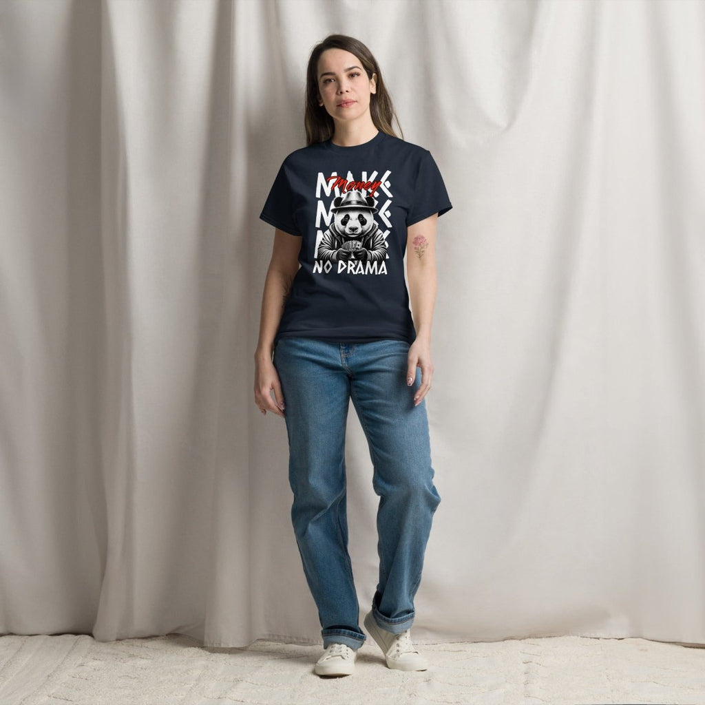 Unisex T-Shirt "No Drama" - Streetwear - size_range | Black Ursus
