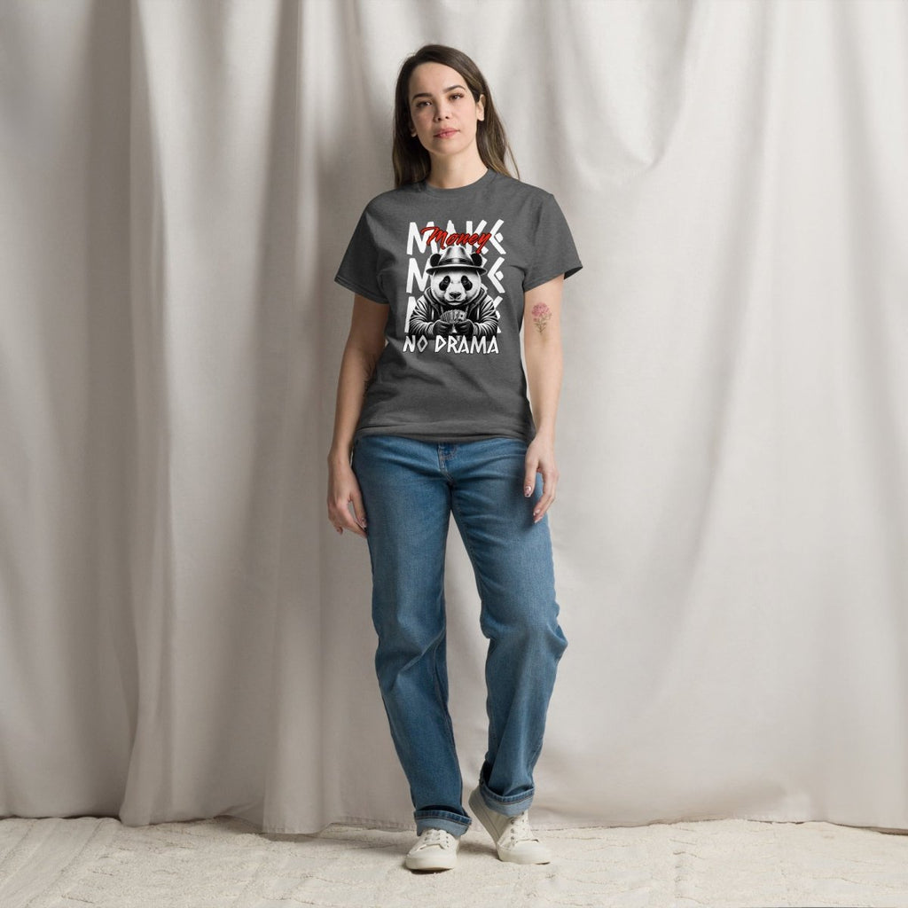 Unisex T-Shirt "No Drama" - Streetwear - size_range | Black Ursus