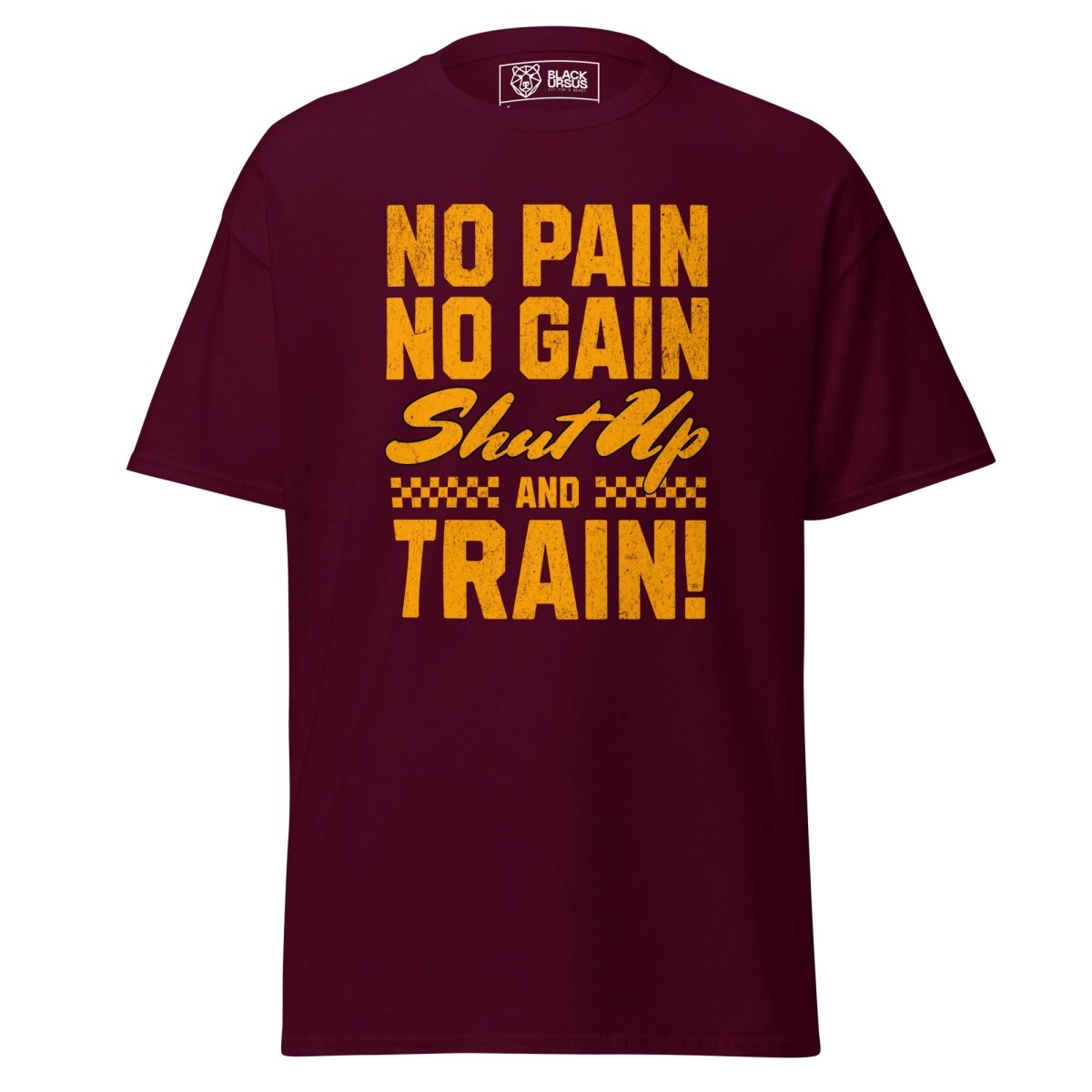 Gym T-Shirt "NO PAIN" – Unisex Streetwear, S–5XL | Black Ursus - Streetwear - size_range | Black Ursus