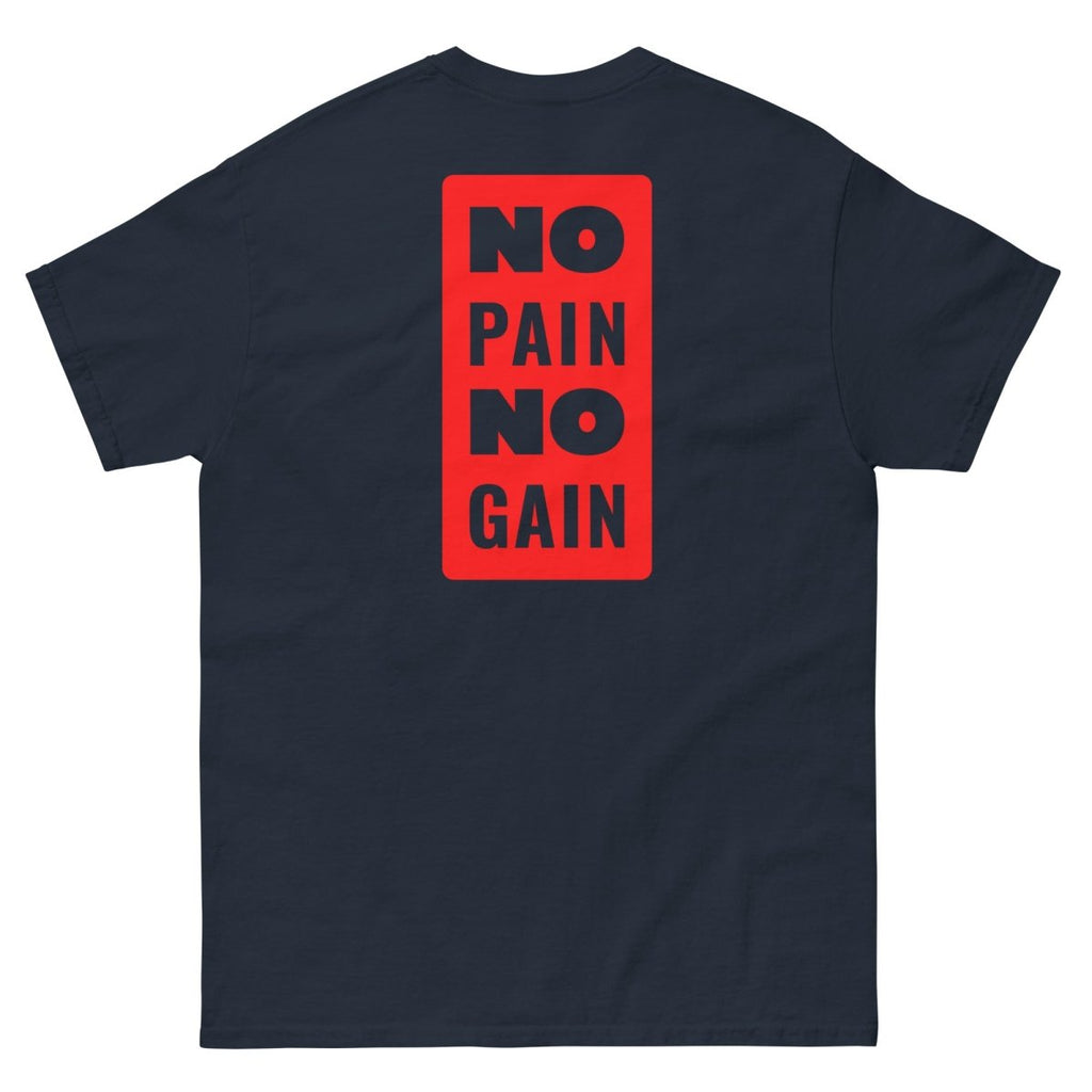 Unisex T-Shirt "NoPain" mit hochwertigem Logo - Stick in Farbe Gold - Streetwear - size_range | Black Ursus