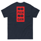 Unisex T-Shirt "NoPain" mit hochwertigem Logo - Stick in Farbe Gold - Streetwear - size_range | Black Ursus