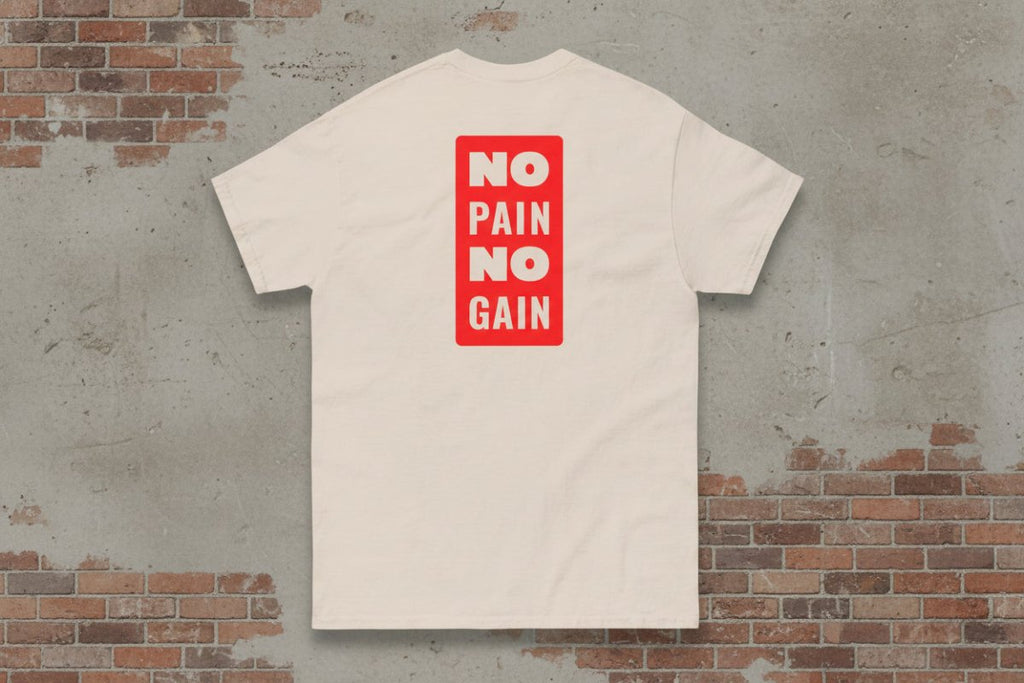 Unisex T-Shirt "NoPain" mit hochwertigem Logo - Stick in Navy Blau - Streetwear - size_range | Black Ursus