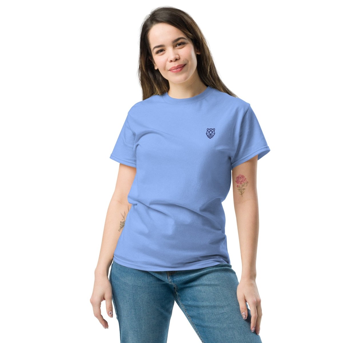 Unisex T-Shirt "NoPain" mit hochwertigem Logo - Stick in Navy Blau - Streetwear - size_range | Black Ursus