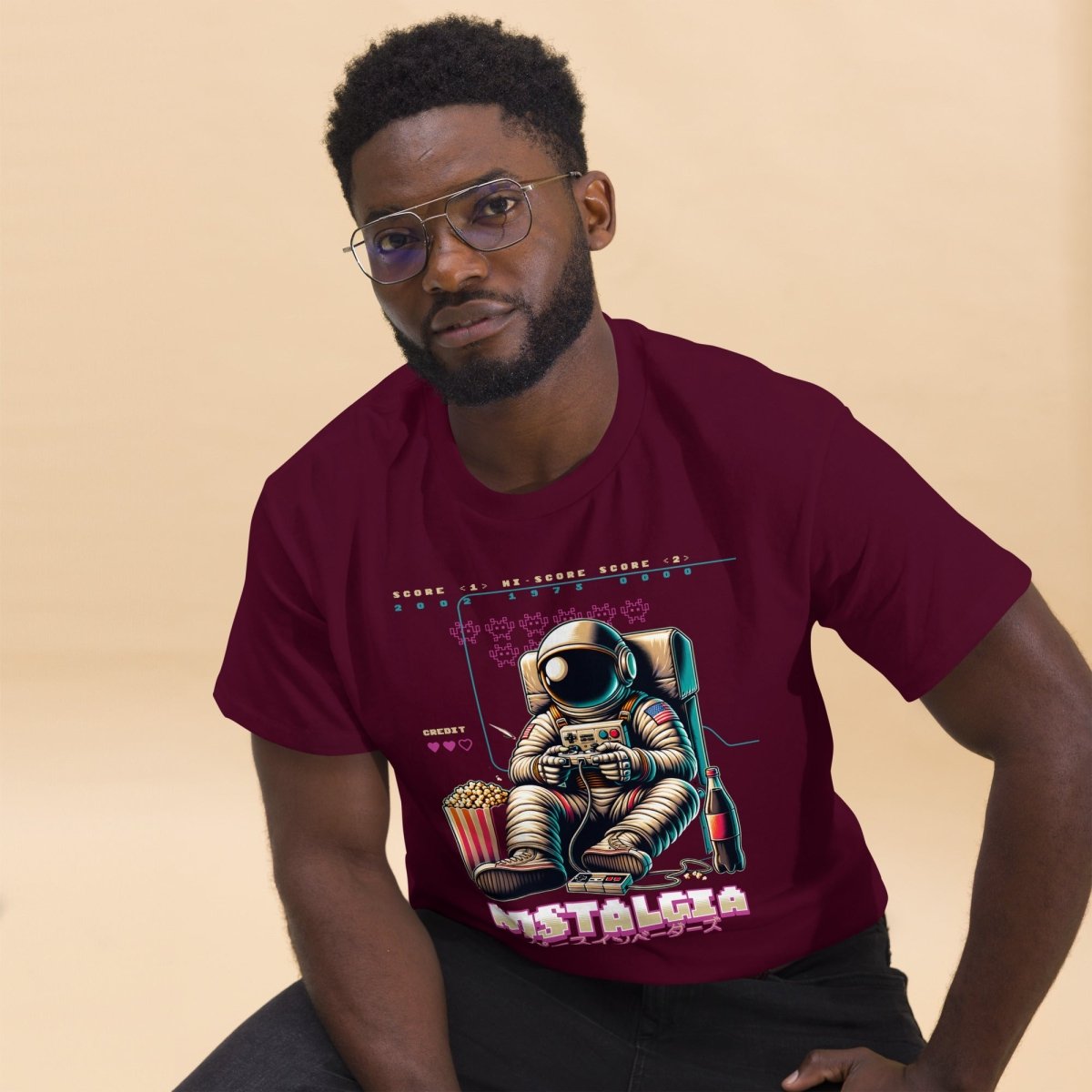 Unisex T-Shirt "Nostalgia" - Black Ursus | Urban Streetwear