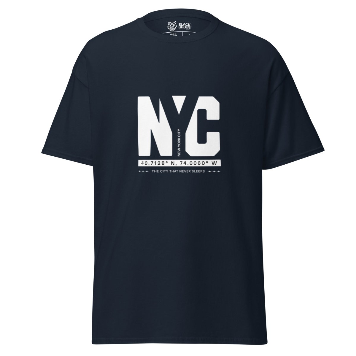 Unisex T-Shirt "NYC Essentials" - Streetwear - size_range | Black Ursus