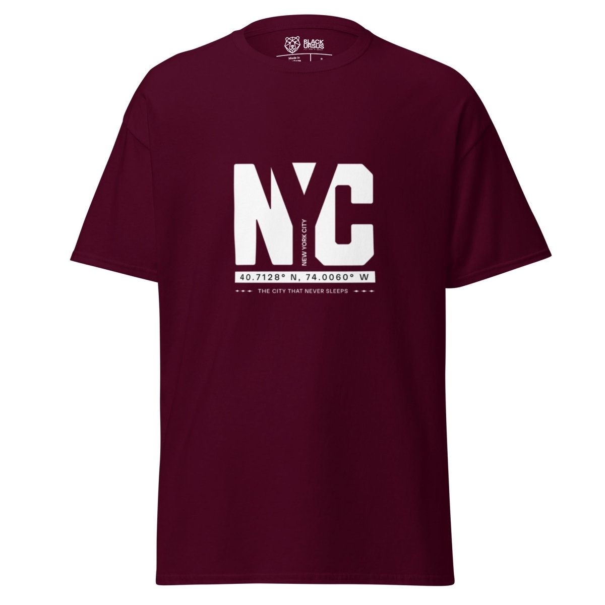 Unisex T-Shirt "NYC Essentials" - Streetwear - size_range | Black Ursus