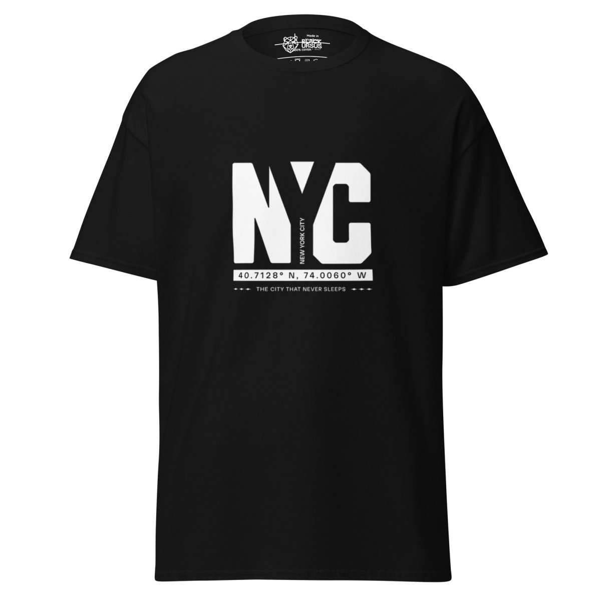 Unisex T-Shirt "NYC Essentials" - Streetwear - size_range | Black Ursus