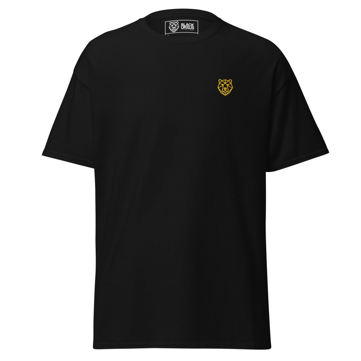 Unisex T-Shirt "Old School" mit hochwertigem Logo - Stick in Farbe Gold - Streetwear - size_range | Black Ursus