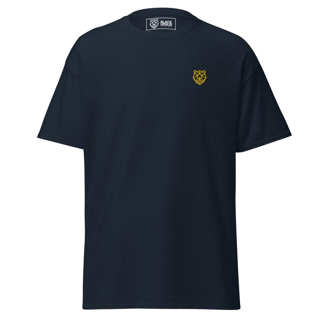 Unisex T-Shirt "Old School" mit hochwertigem Logo - Stick in Farbe Gold - Streetwear - size_range | Black Ursus