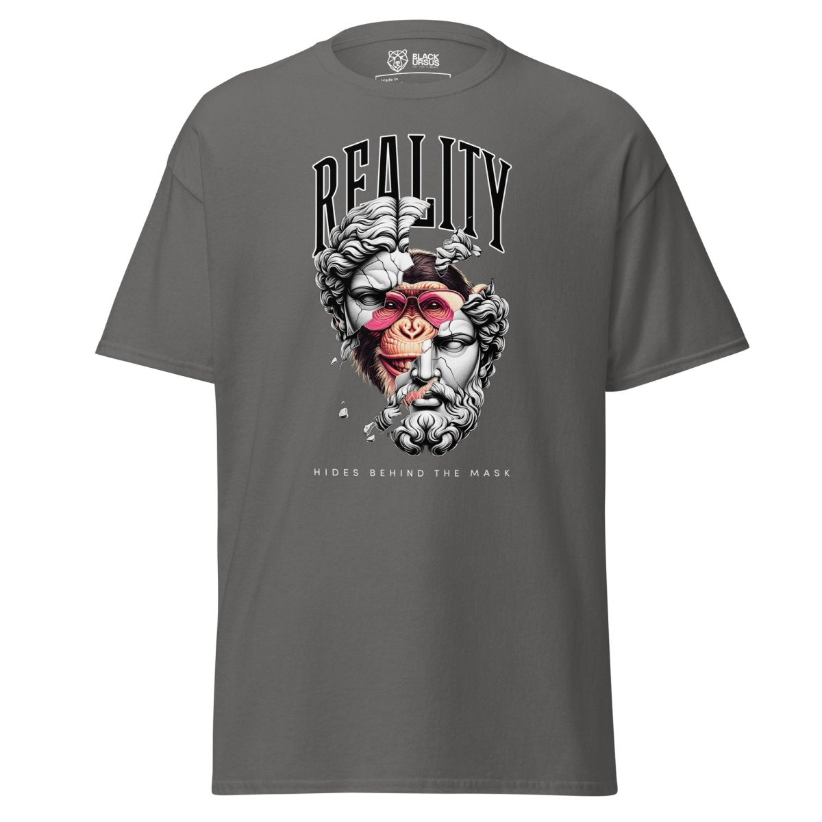 Unisex T-Shirt „Reality Mask“ - Streetwear - size_range | Black Ursus