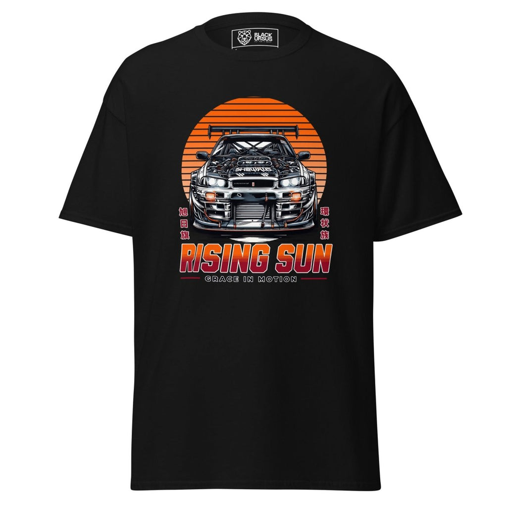 Unisex T-Shirt " Rising Sun" - Streetwear - size_range | Black Ursus
