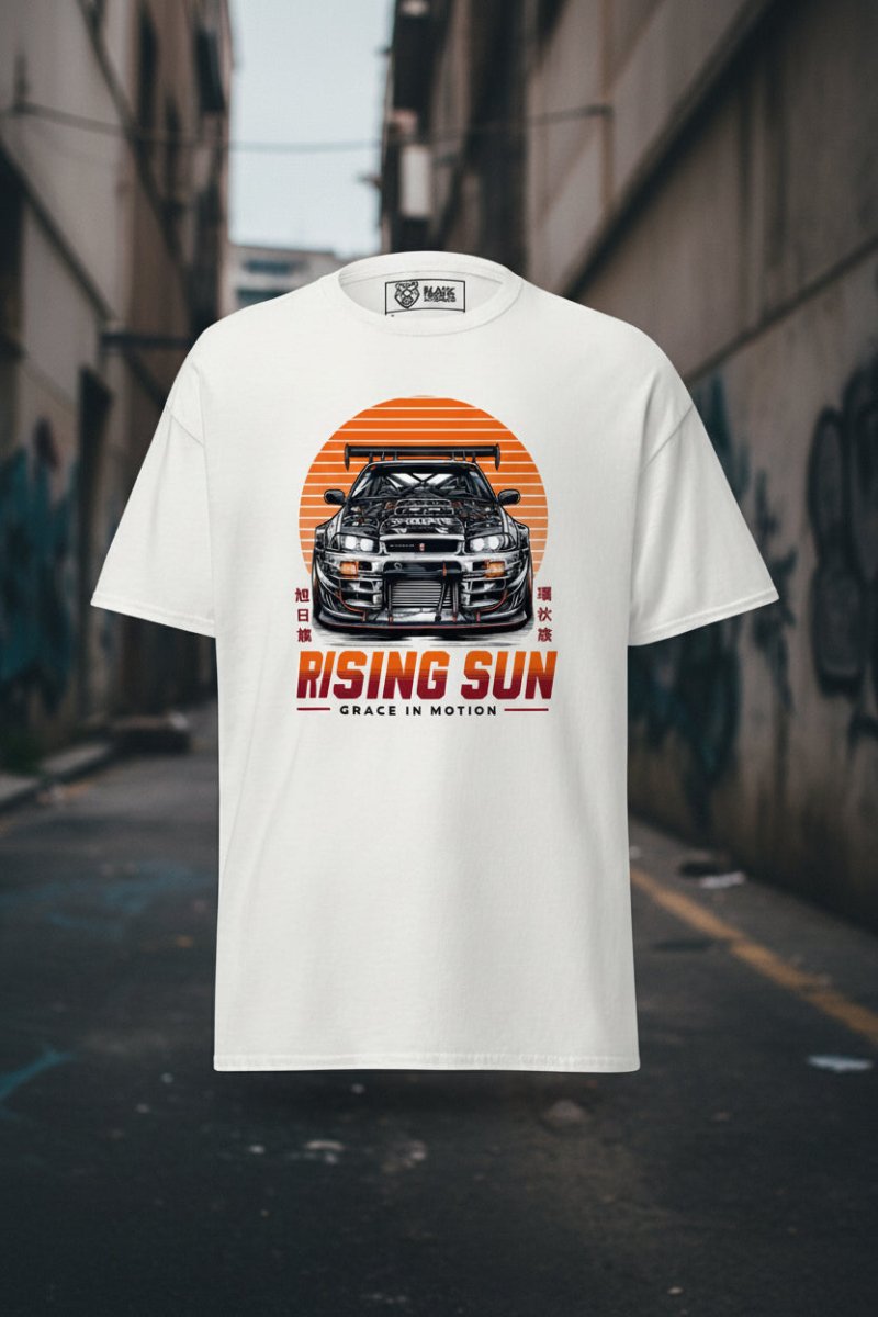 Unisex T-Shirt " Rising Sun" - Streetwear - size_range | Black Ursus