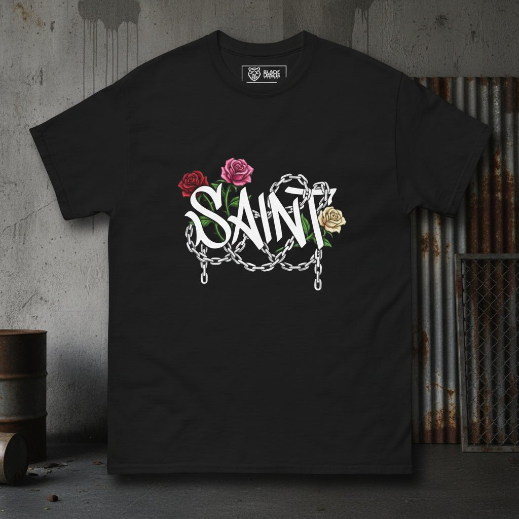 Unisex T-Shirt "Saint" - Streetwear - size_range | Black Ursus