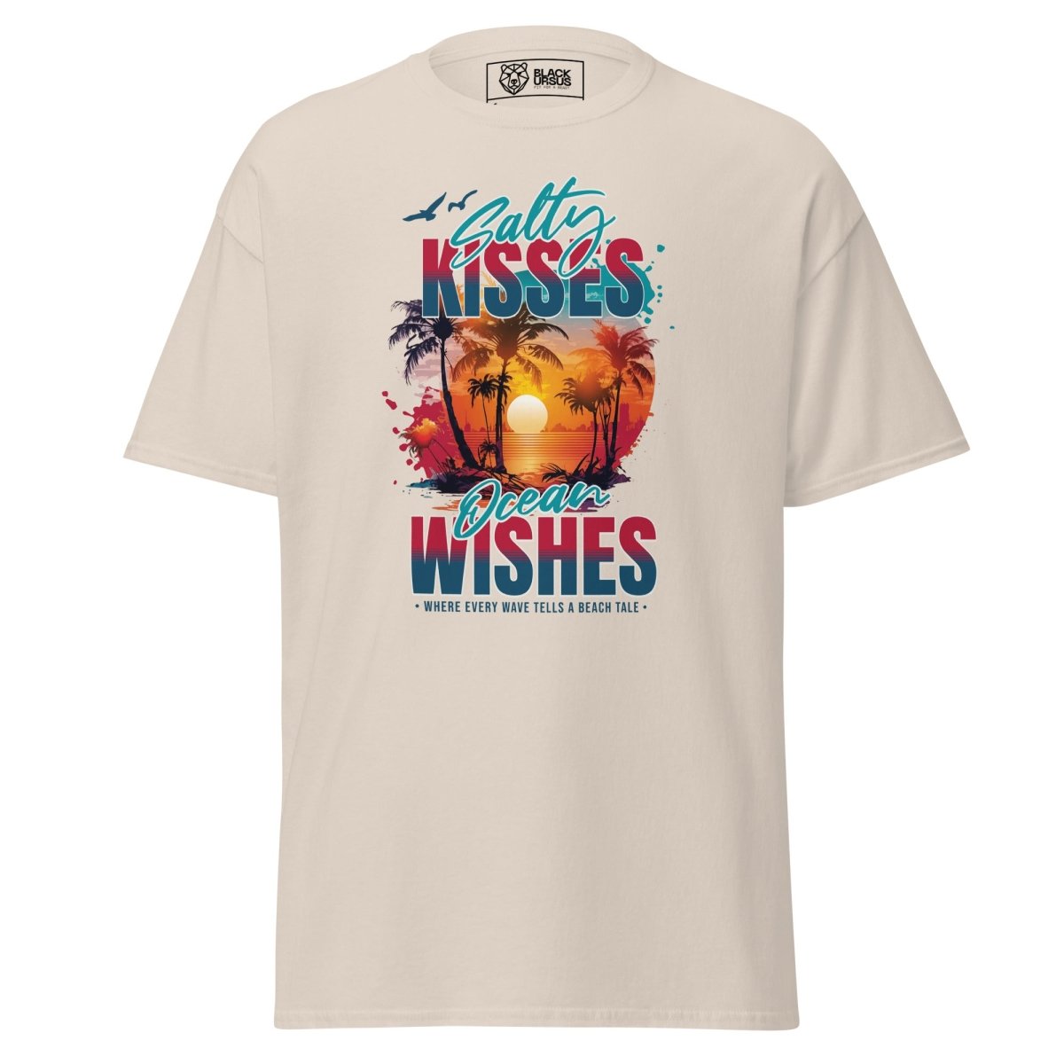 Unisex T-Shirt " Salty Kisses" - Streetwear - size_range | Black Ursus