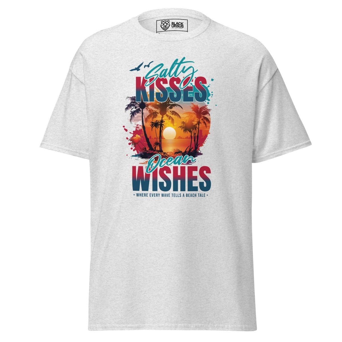 Unisex T-Shirt " Salty Kisses" - Streetwear - size_range | Black Ursus