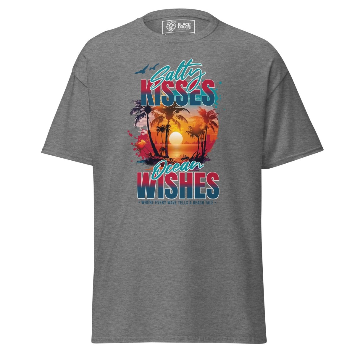 Unisex T-Shirt " Salty Kisses" - Streetwear - size_range | Black Ursus