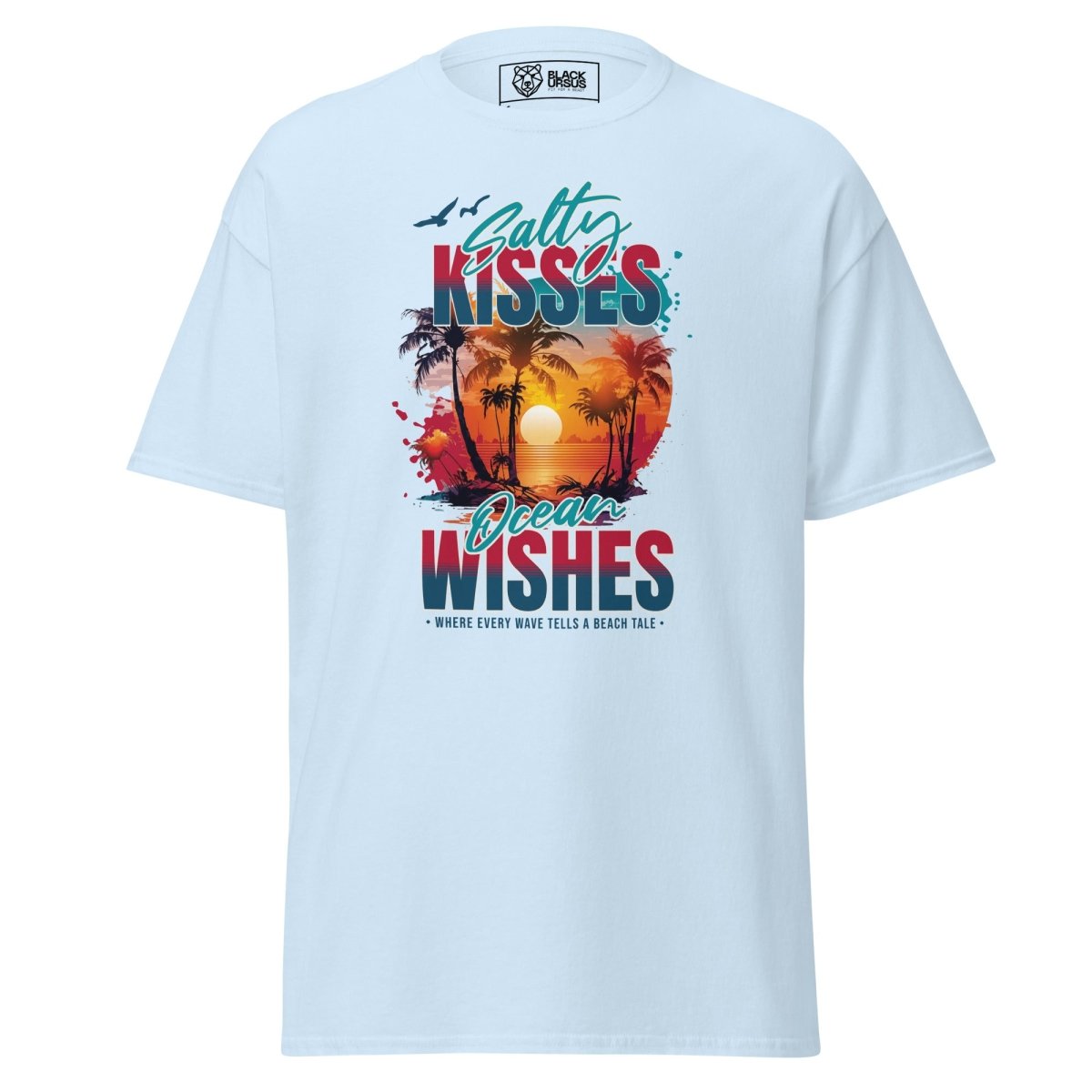 Unisex T-Shirt " Salty Kisses" - Streetwear - size_range | Black Ursus