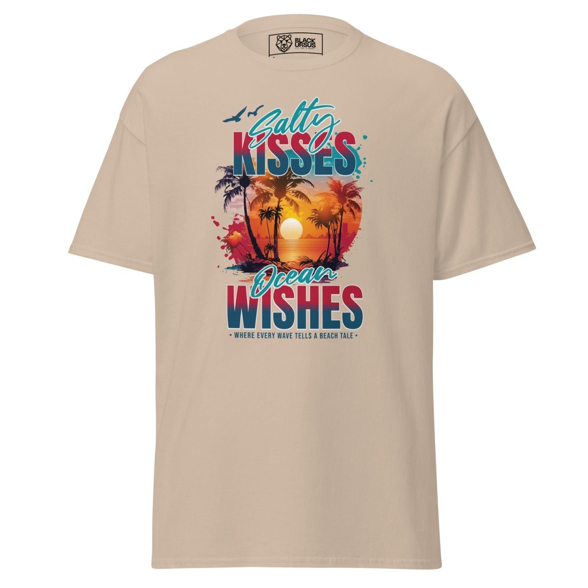 Unisex T-Shirt " Salty Kisses" - Streetwear - size_range | Black Ursus