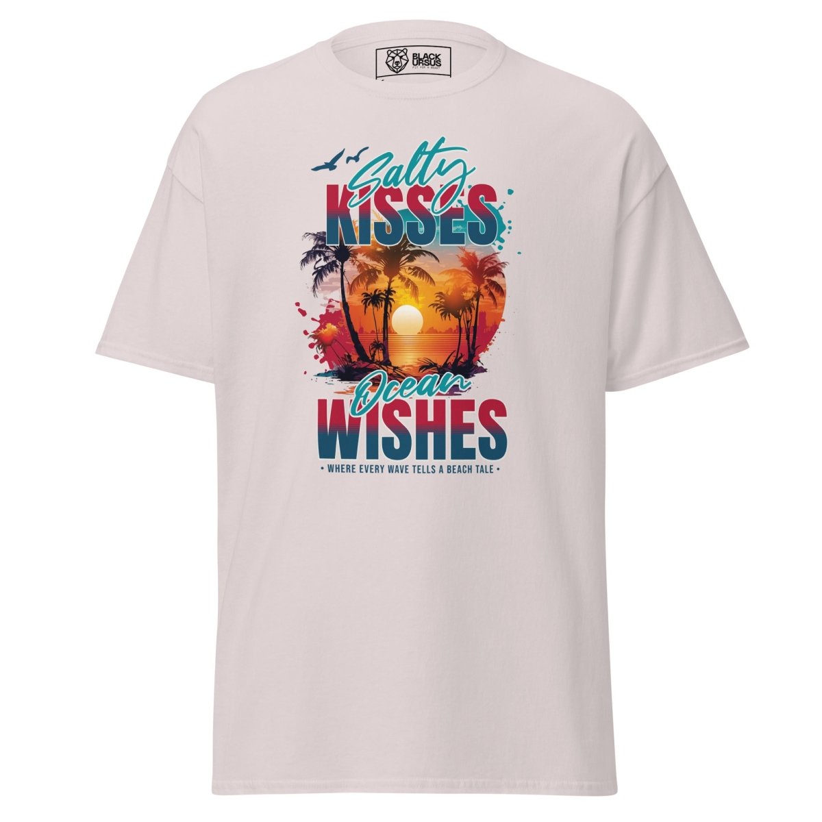 Unisex T-Shirt " Salty Kisses" - Streetwear - size_range | Black Ursus