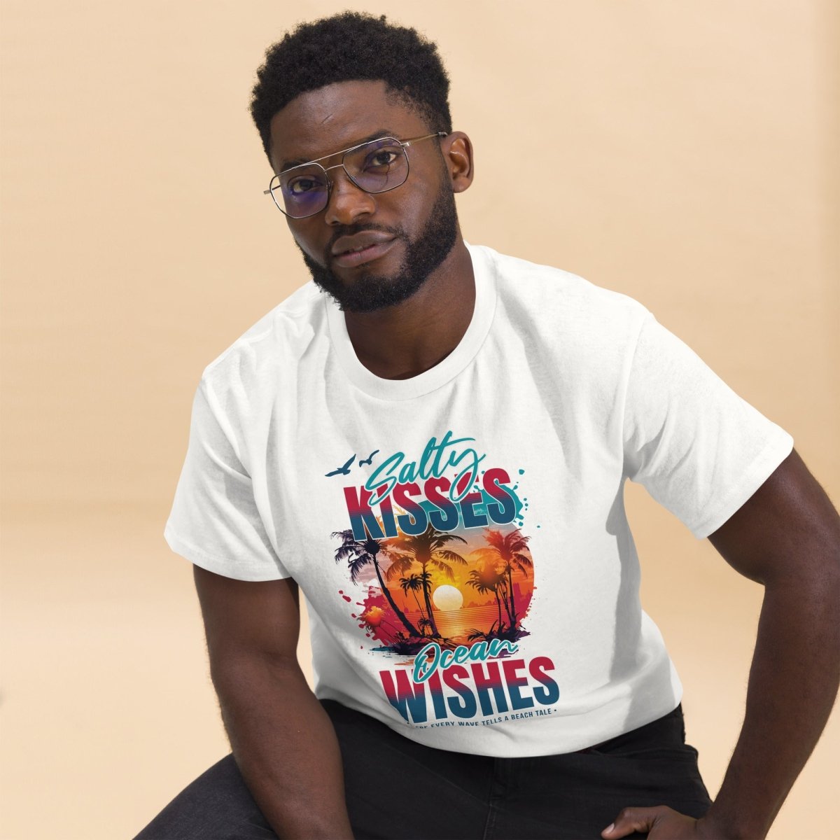 Unisex T-Shirt " Salty Kisses" - Streetwear - size_range | Black Ursus