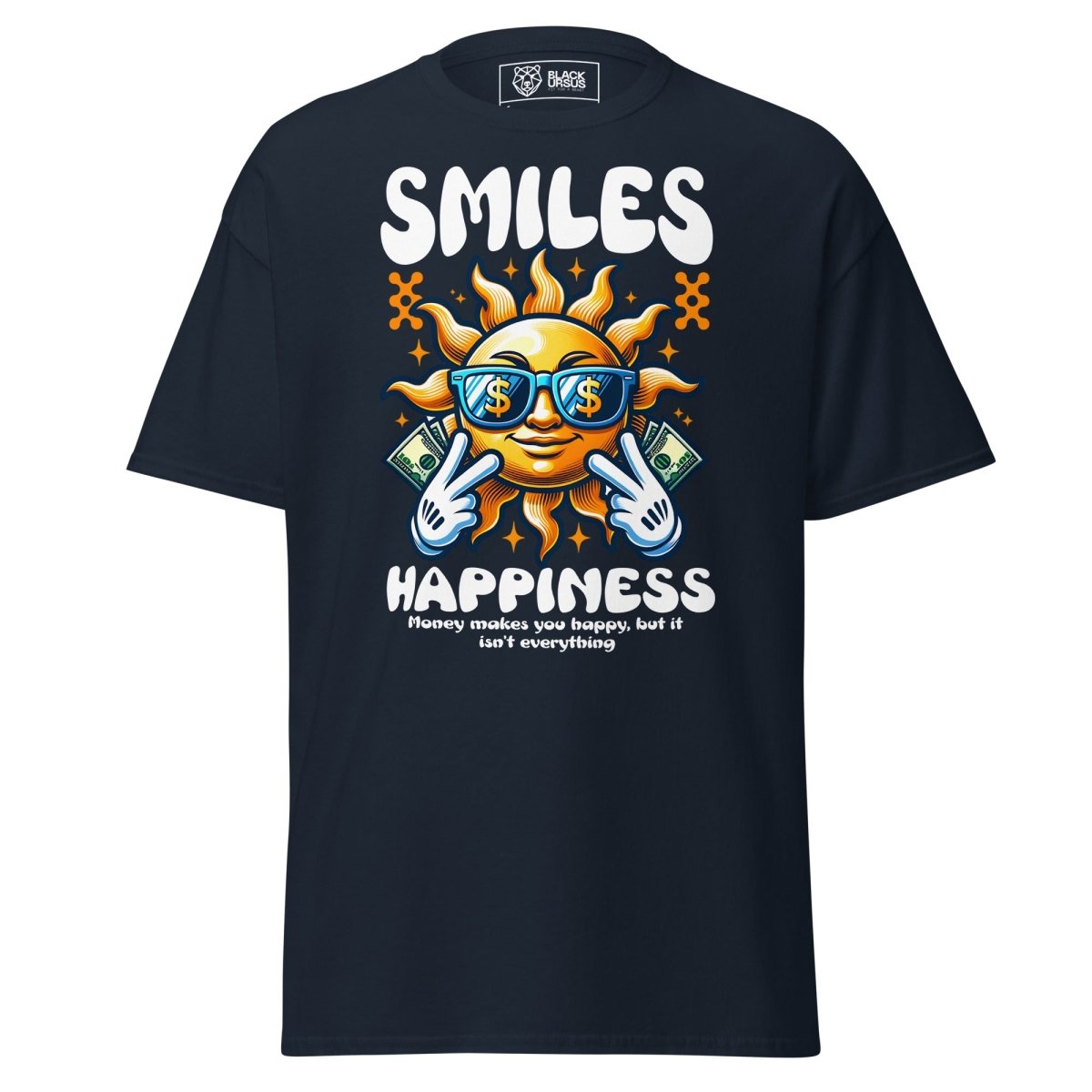 Unisex T-Shirt "Smiles" - Black Ursus | Urban Streetwear