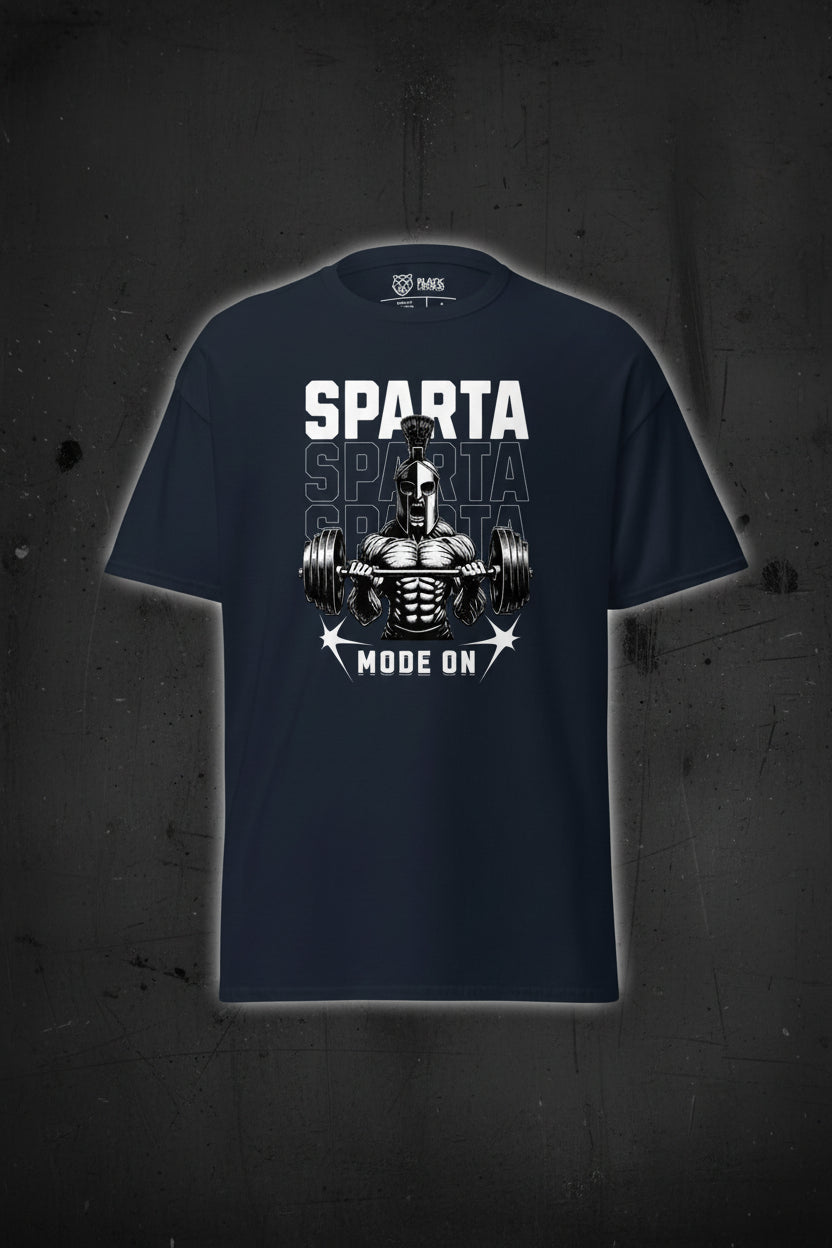 Unisex T-Shirt "Sparta Mode On" - Streetwear - size_range | Black Ursus