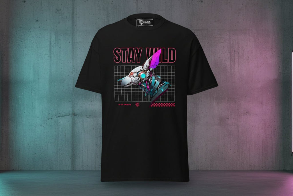Unisex T-Shirt "Stay Wild" - Streetwear - size_range | Black Ursus