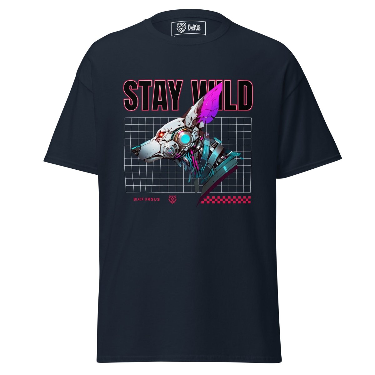 Unisex T-Shirt "Stay Wild" - Streetwear - size_range | Black Ursus
