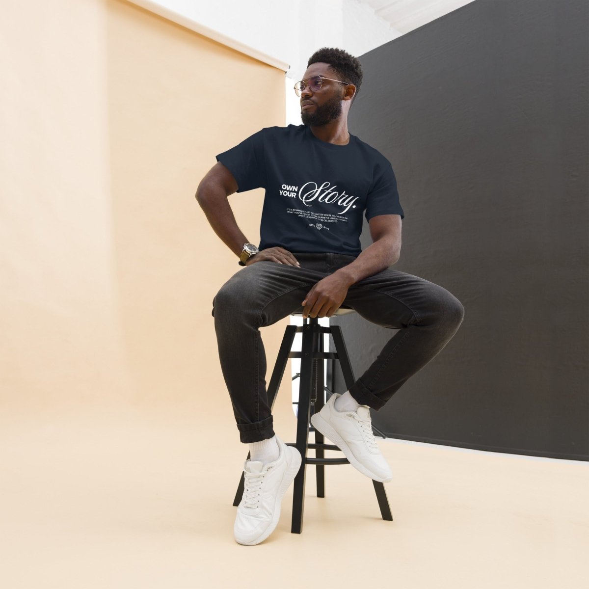 Unisex T-Shirt "Story" - Streetwear - size_range | Black Ursus
