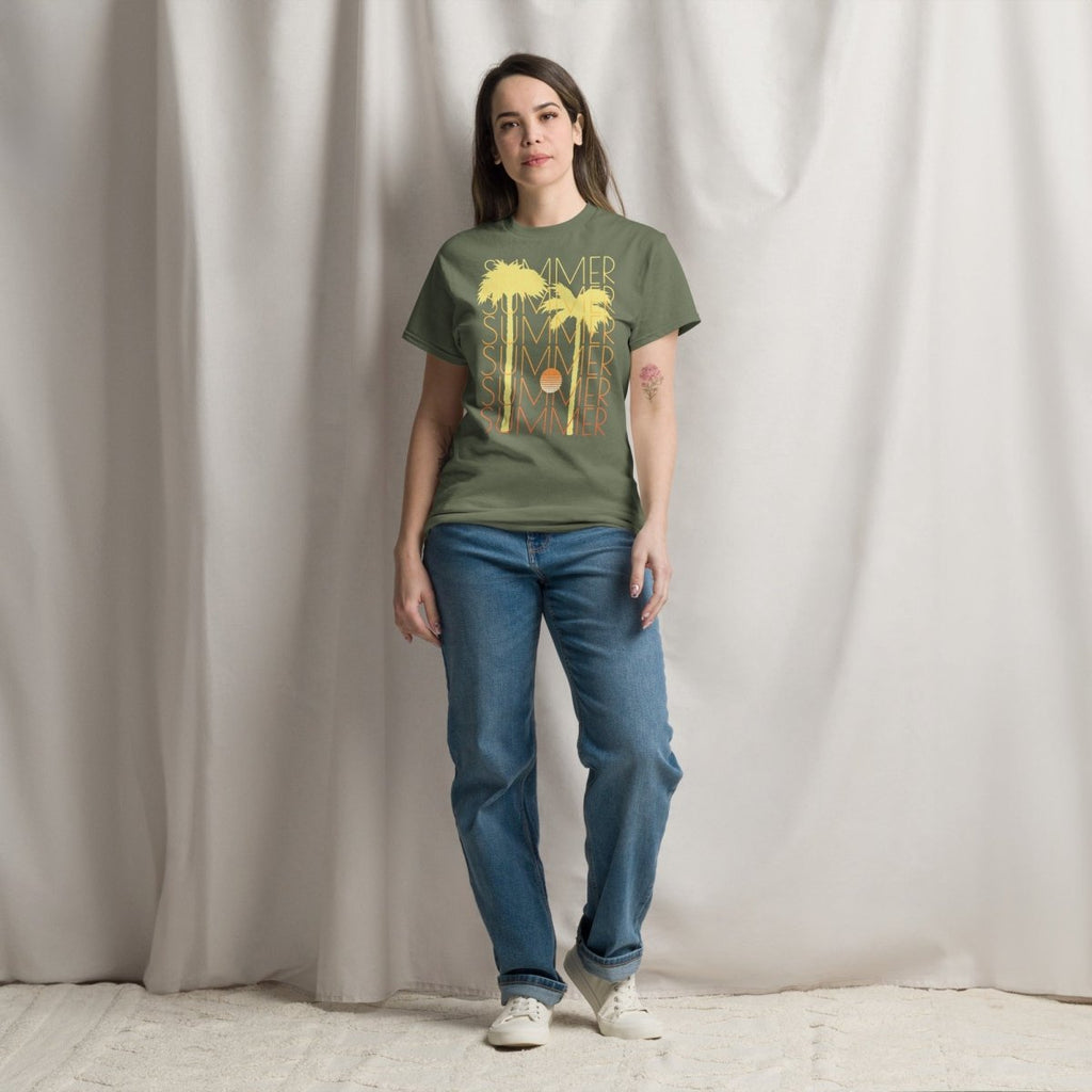 Unisex T-Shirt "Summer Set" - Streetwear - size_range | Black Ursus