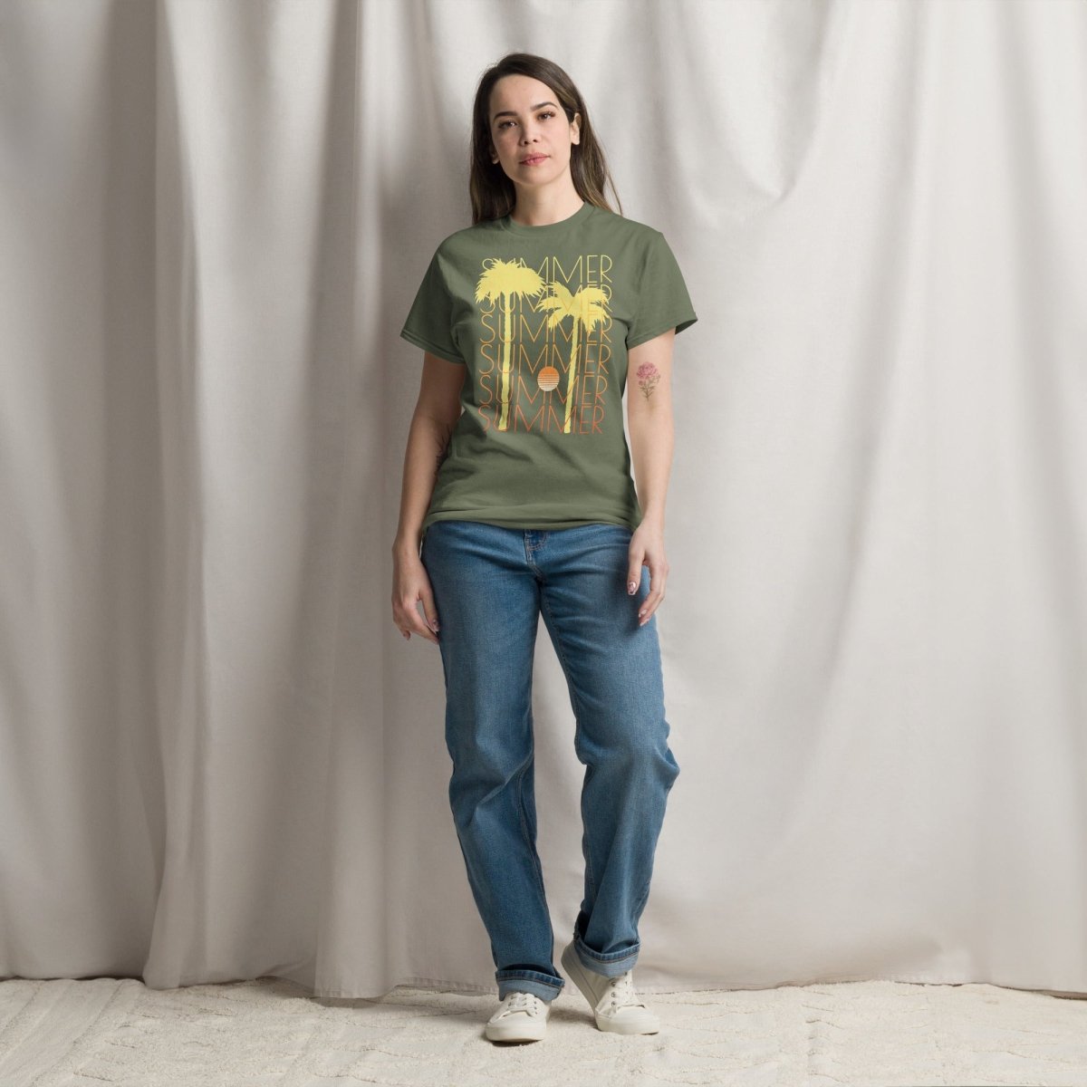 Unisex T-Shirt "Summer Set" - Streetwear - size_range | Black Ursus