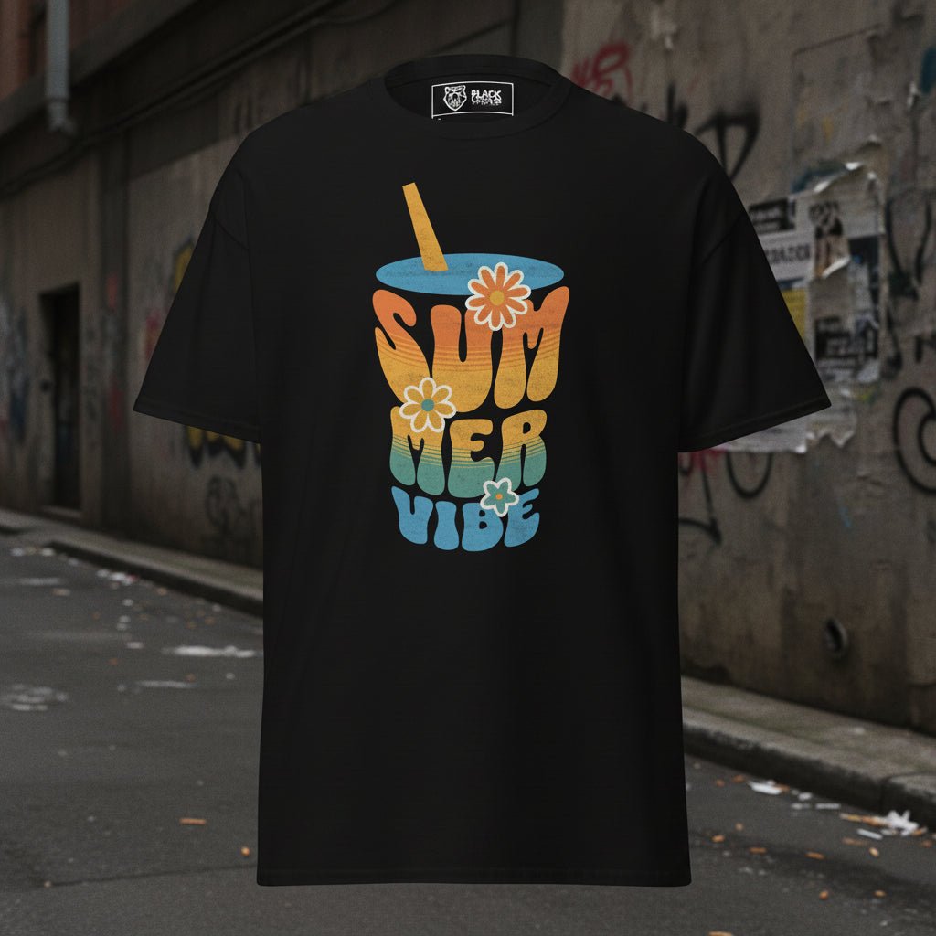 Unisex T-Shirt "Summer Vibe" - Streetwear - size_range | Black Ursus